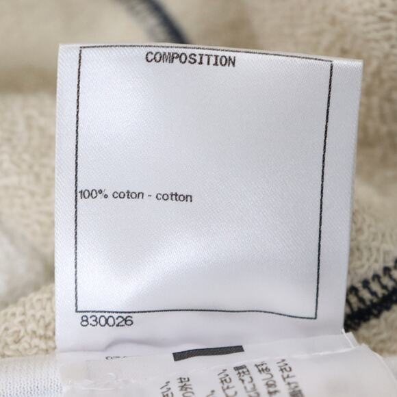 Authentic CHANEL CC Logo Crew Neck Sweatshirt Jumper Pullover Top Long Sleeve 38 - Picture 6 of 6